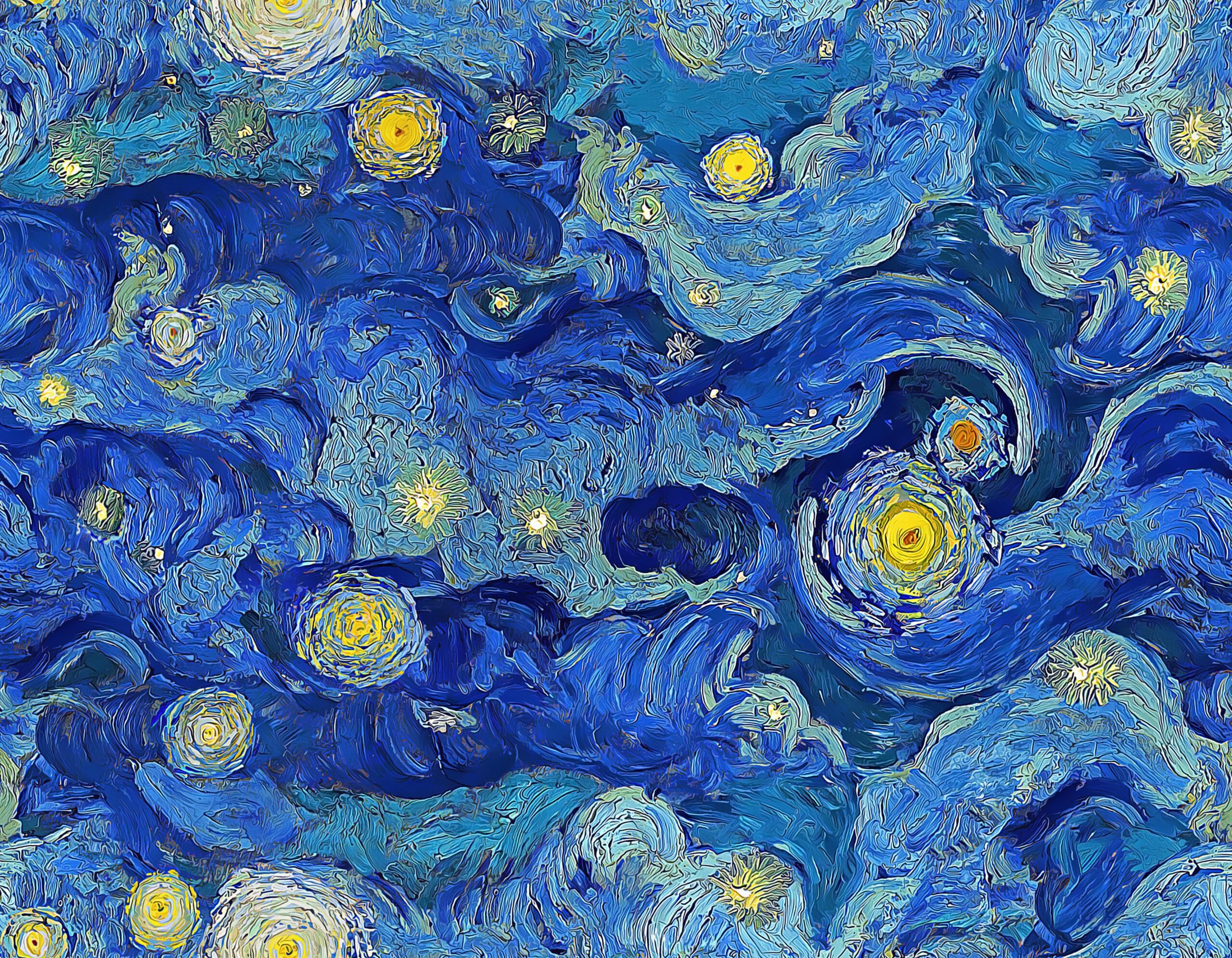 Digital,Seamless,Painting,Pattern,Of,Cloudy,Blue,Night,Sky,With